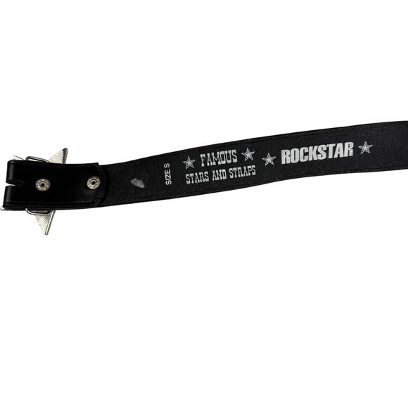 STARS AND STRAPS VINTAGE TRAVIS BARKER BLINK 182 ROCKSTAR LEATHER BELT S - Picture 2 of 5